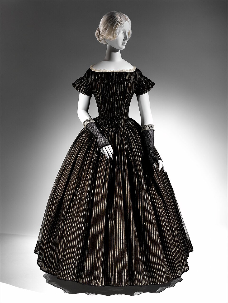 Vestido de luto victoriano